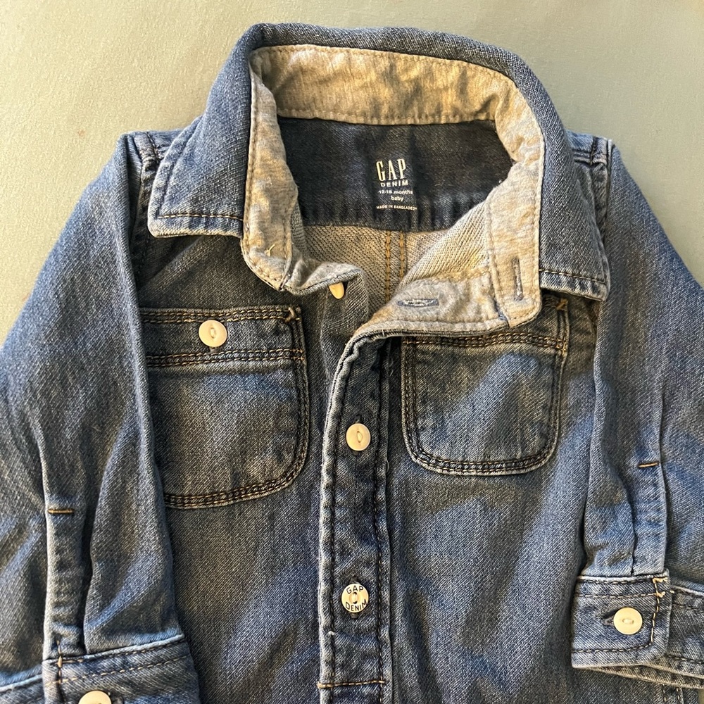 Baby Gap denim jumpsuit - runs small.